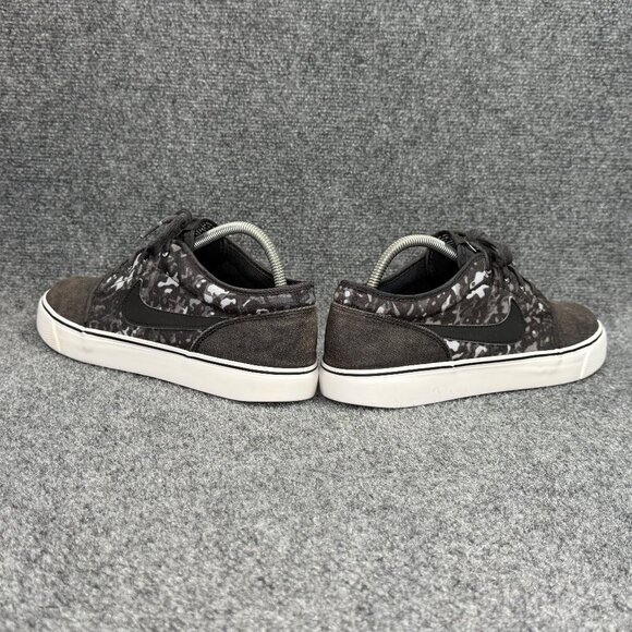 Nike Toki Camo TXT Sneakers Men's Size 10.5 Black Canvas Low Lace Skate Shoes - Picture 6 of 11